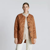 The Quilted Liner | Tawny Brown