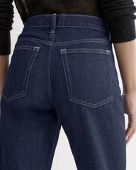 Low-Rise Straight Jean | Tungsten Rinse