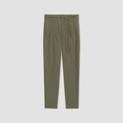 The Poplin Pleated Taper Pant | Kalamata
