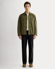 The Denim Utility Jacket | Garment-Dyed Kalamata