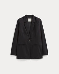 The Relaxed Blazer in Buttersmooth | Black