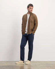 The Classic Shirt in Linen | Cocoa