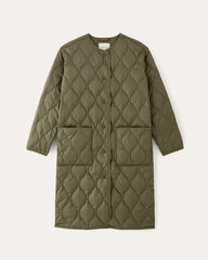 The Long Quilted Liner | Kalamata