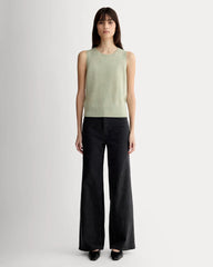 The Classic Tank in Cashmere | Light Heathered Moss