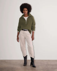 The Half-Zip Sweater in Luxe Merino | Kalamata