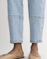 The Utility Barrel Jean | Light Indigo | Regular