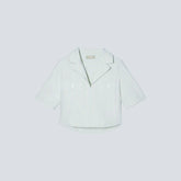 The Oxford Popover | Apricot Tan / Spray