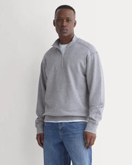 Lightweight Terry Zip Pullover | Vintage Heather Grey