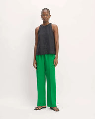 The Linen Easy Pant | Grass Green
