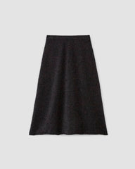 The Cozy-Stretch Skirt | Charcoal