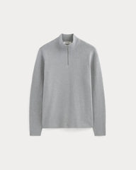 The No-Sweat Quarter-Zip |  Heathered Grey