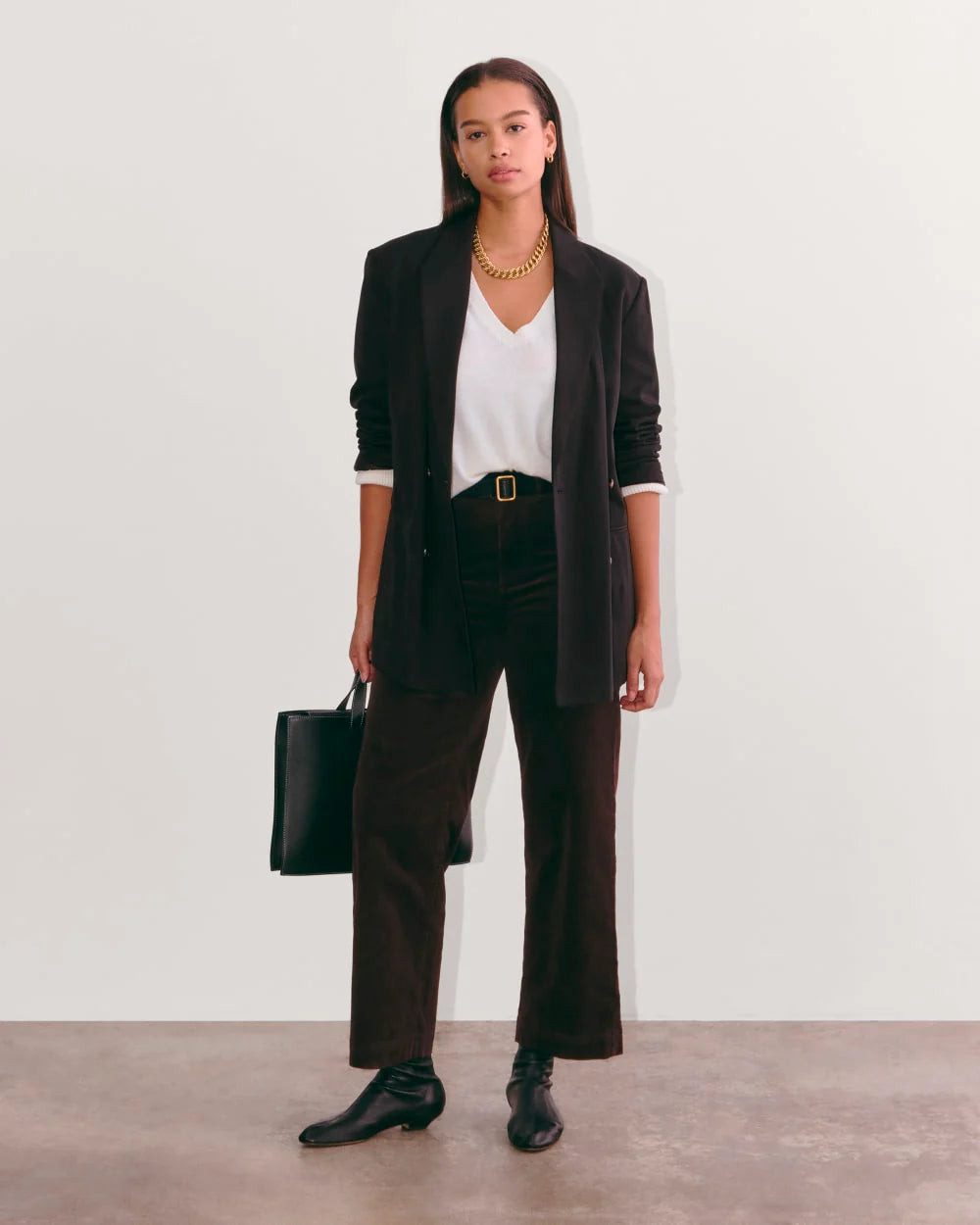 The Sailor Pant in Corduroy | Black