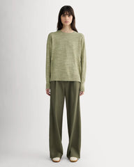 The Slouch Sweater in Cotton Linen | Eucalyptus