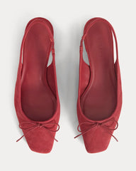 The Ballet Slingback Heel | Karanda Red