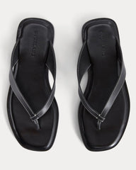 The Leather Flip Flop |  Black