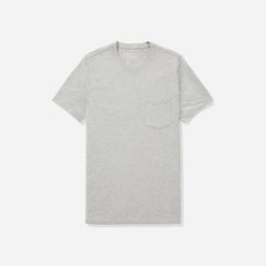 The Organic Cotton Pocket Tee |  Heathered Grey