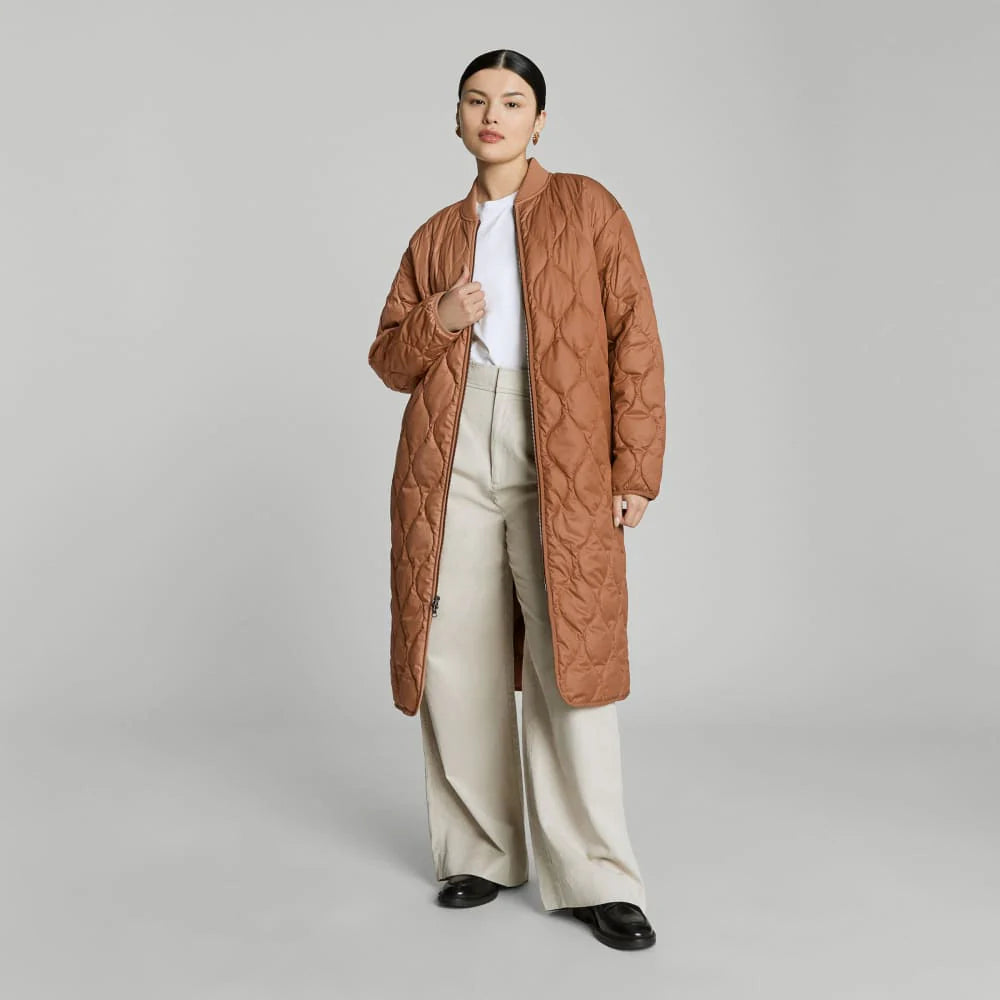 The ReNew Long Liner | Tawny Brown
