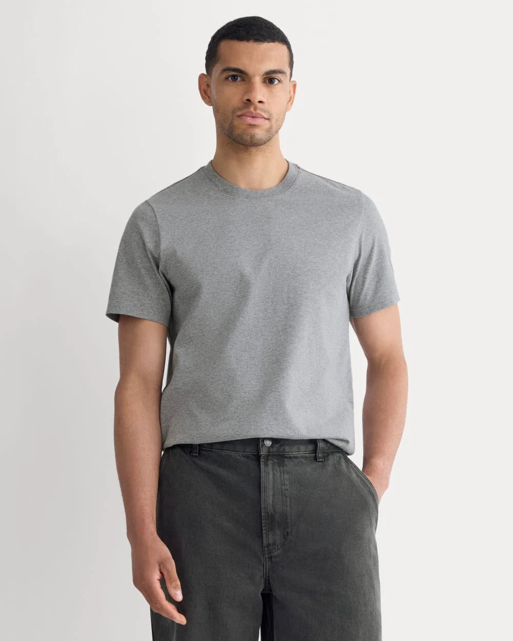 Midweight Tee | Vintage Heather Grey