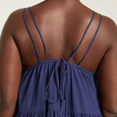 The Billow Tiered Maxi Dress |  Navy
