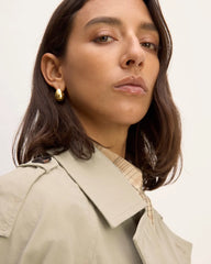 The ReNew Long Trench Coat | Trench Coat Khaki