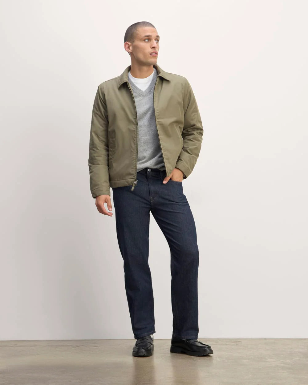 The Selvedge Loose Straight Jean | Indigo Rinse