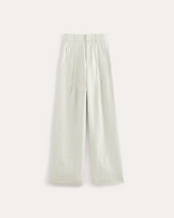 The Linen Way-High® Drape Pant  | Natural Chambray