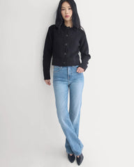 Shrunken Cardigan in Everyday Cotton | Black