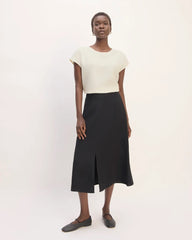 The Mini Jacquard Stripe Top | Bone