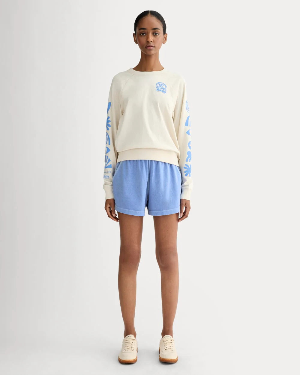 The Off-Duty Short | Granada Sky Blue Garment Dye