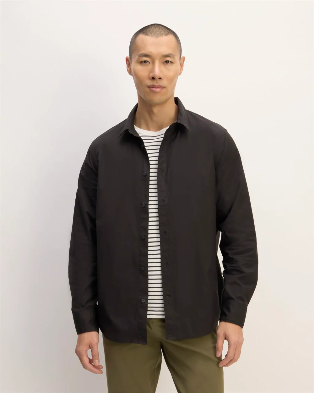 The Supima® Poplin Shirt | Black