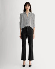 The High-Key Stovepipe Jean | Washed Black
