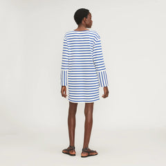 The Mariner Dress | Canvas Tan / Mazarine Blue