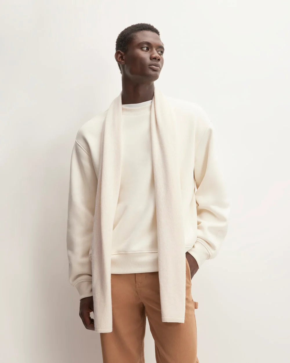 The ReCashmere Scarf | Bone