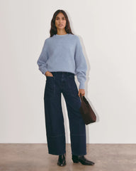 The Cocoon Crew in Alpaca | Heather Blue Slate
