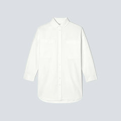 The Way Long Oxford Shirt | White