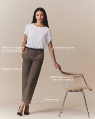 The Utility Straight-Leg Pant | Oak Brown | 26.5" Inseam