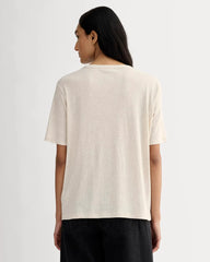 The Air Tee | Heathered Oat