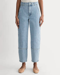 The Utility Barrel Jean | Light Indigo | Regular