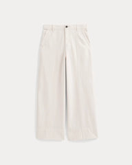 Seamed Wide-Leg Pant | Bone