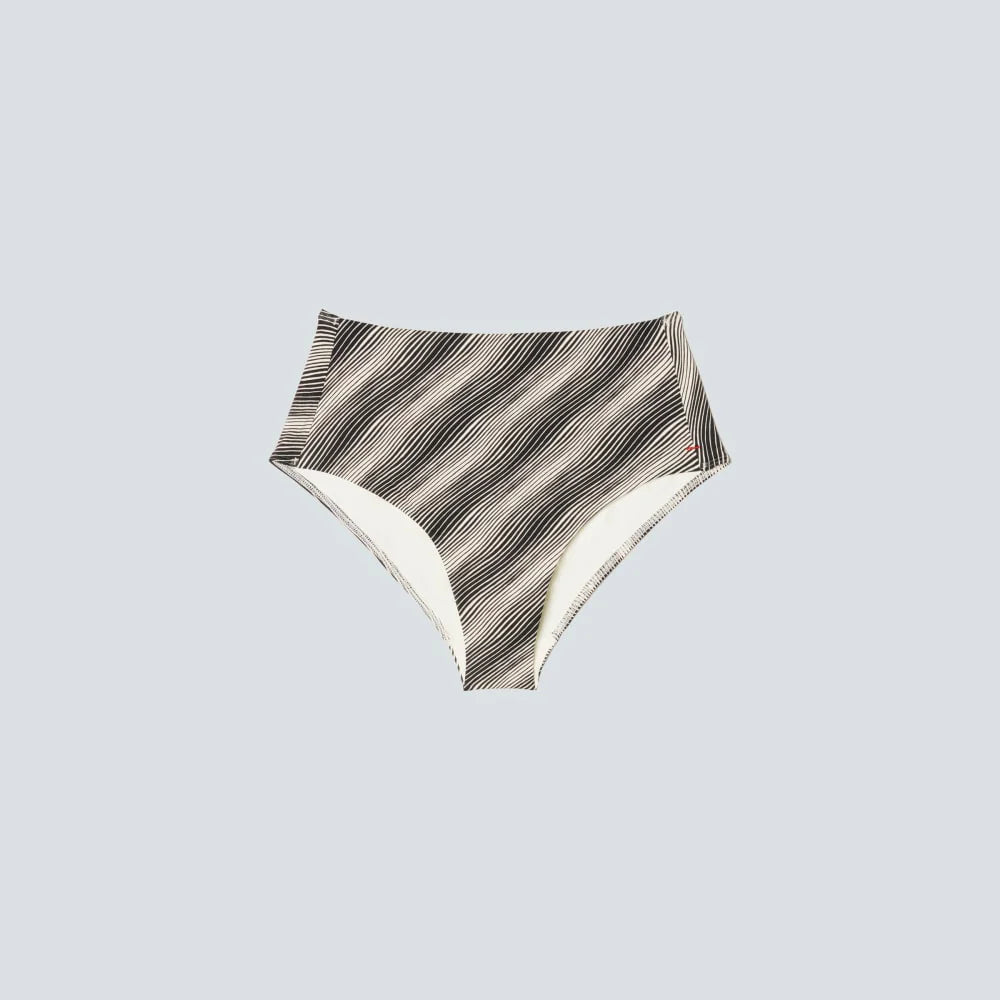 The High-Rise Hipster Bottom |  Black / Canvas