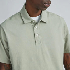 The Premium Weight Relaxed Polo | Seagrass