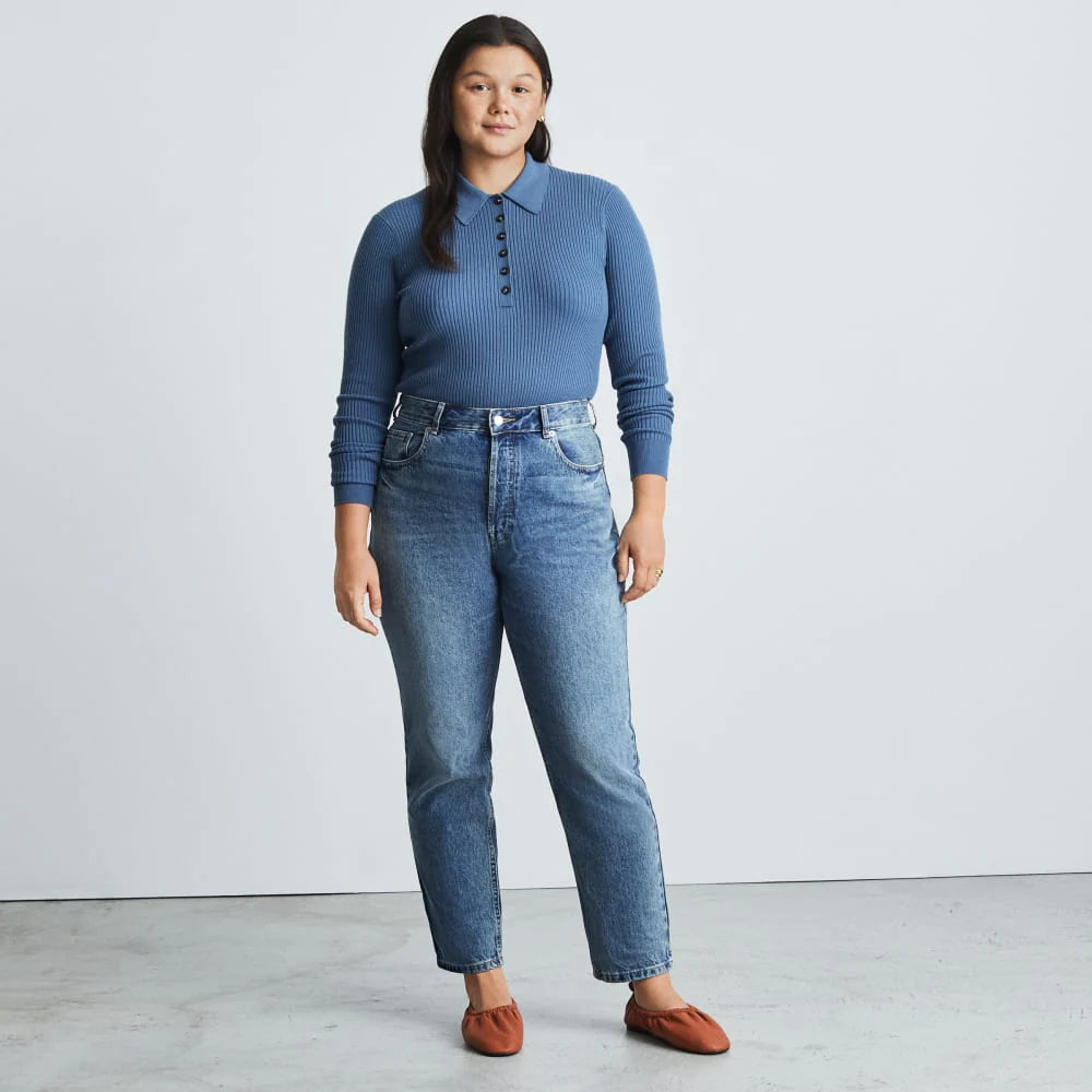 The '90s Cheeky Hourglass Jean | Vintage Mid Blue | 26.5" Inseam