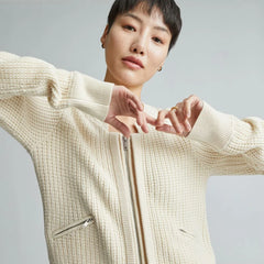The Cropped Cotton-Merino Bomber | Canvas