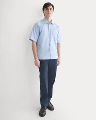 Lightweight Short-Sleeve Oxford | Light Blue