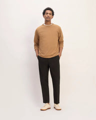 The Pleated Air Chino | Black