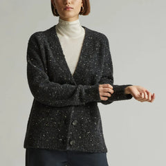 The Confetti Cardigan | Black Multi