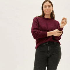 The Cocoon Crew in Alpaca | Oxblood
