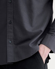The Slim Oxford Shirt | Slate Grey | Standard