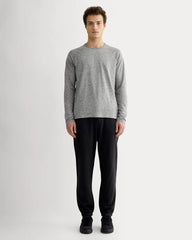 The Rec Long-Sleeve Crew |  Heathered Grey