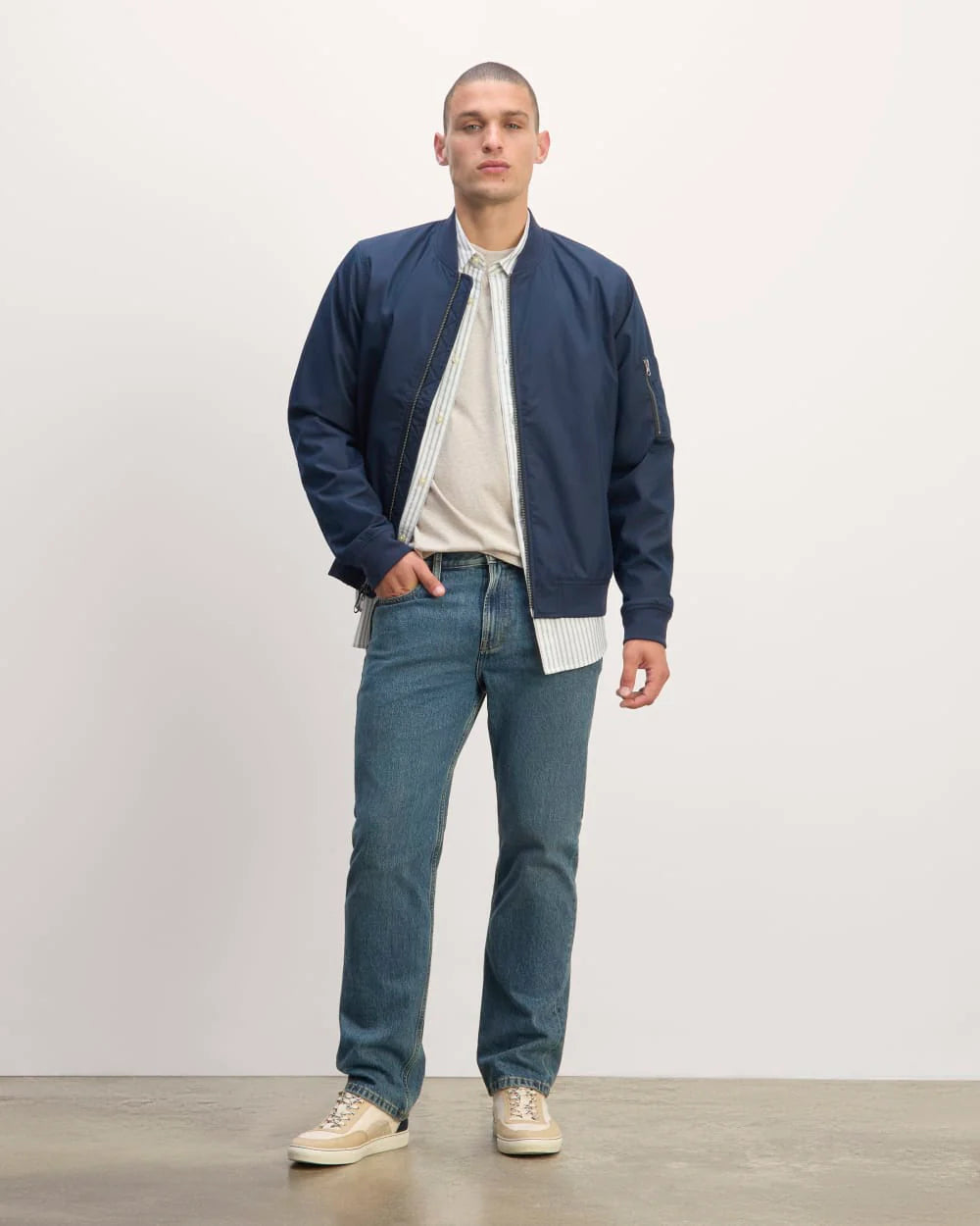 The Authentic Straight Jean | Whisper Blue